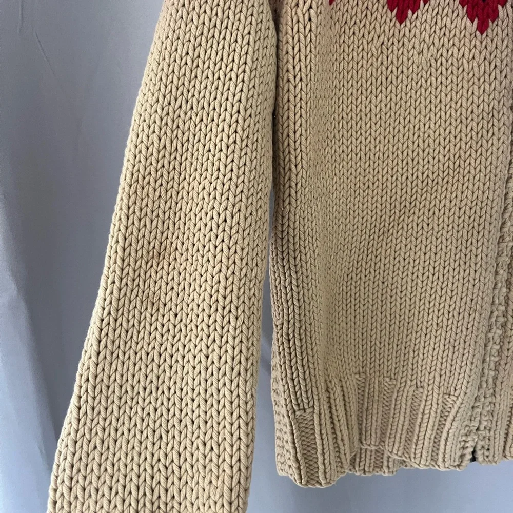 Tommy Hilfiger Hand Knit Chunky Cardigan- Small - Picture 6 of 10